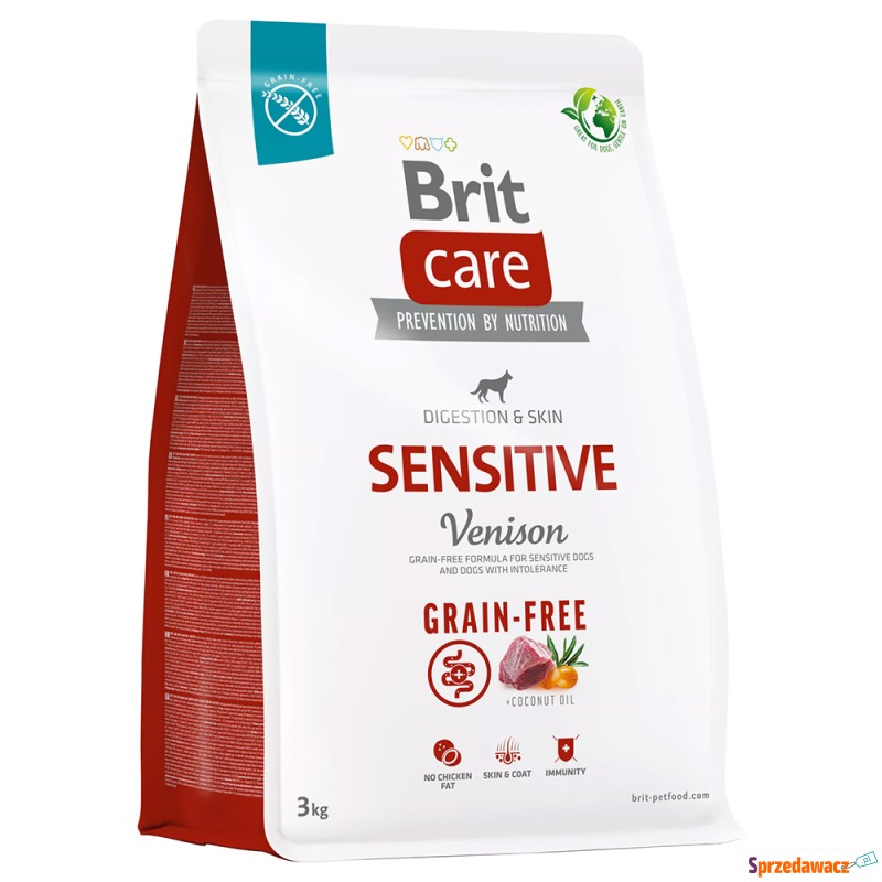 Brit Care Dog Grain-Free Sensitive, dziczyzna... - Karmy dla psów - Radom