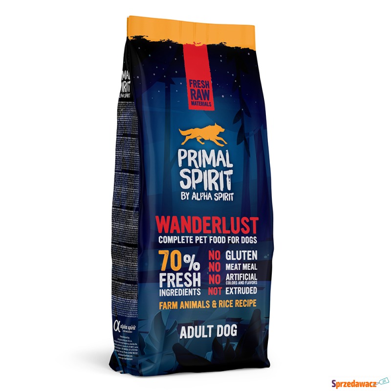 Primal Spirit 70% Wanderlust karma dla psów -... - Karmy dla psów - Opole