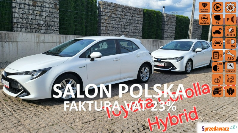 Toyota Corolla  Hatchback 2020,  1.8 hybryda - Na sprzedaż za 65 040 zł - Białystok