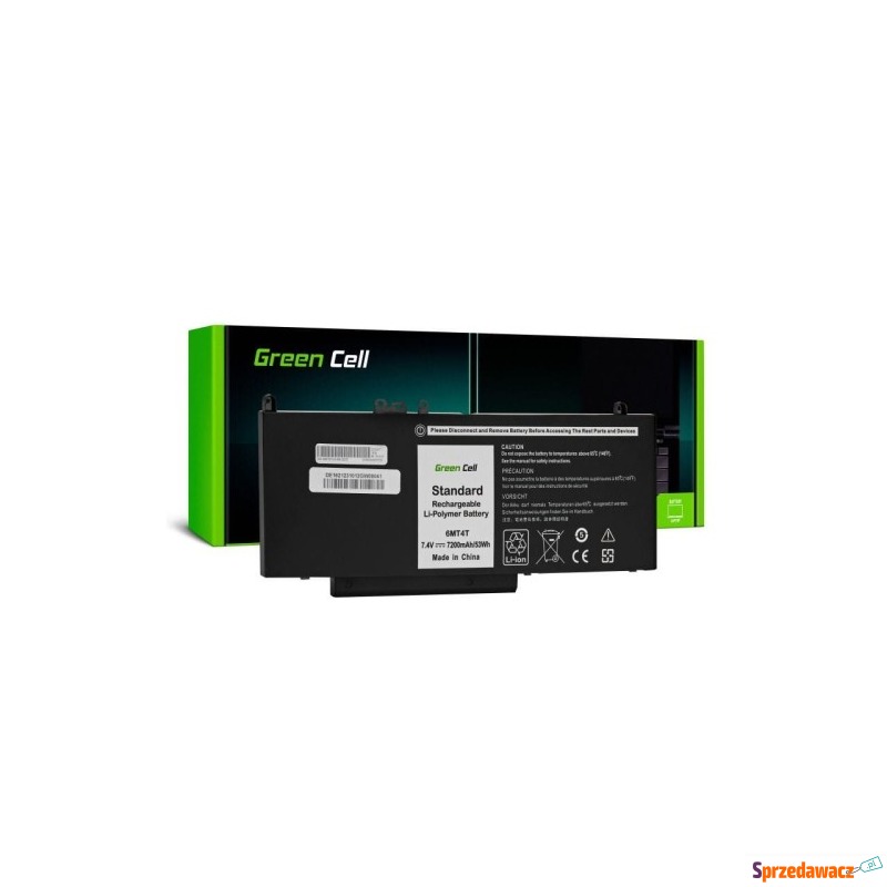 GREEN CELL BATERIA DE162 6MT4T 07V69Y DO DELL... - Baterie do laptopów - Kołobrzeg