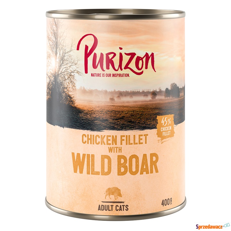 Purizon Adult 24 x 400 g, bez zbóż - Filet z... - Karmy dla kotów - Radom