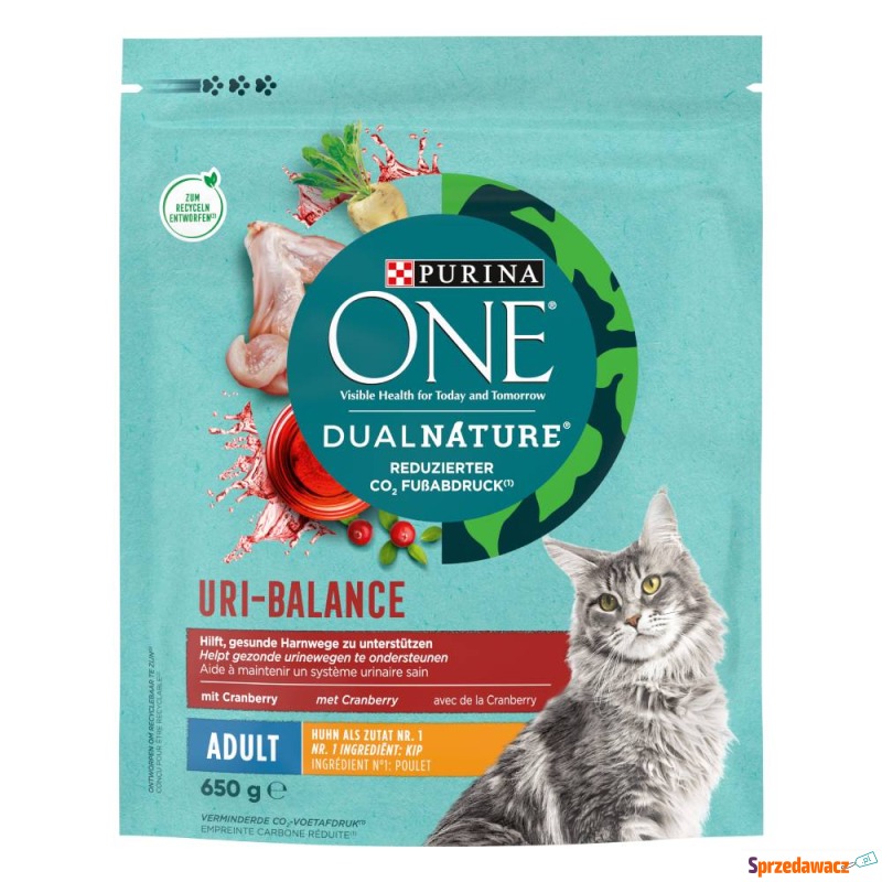 PURINA ONE Dual Nature Adult, kurczak z żurawiną... - Karmy dla kotów - Lublin