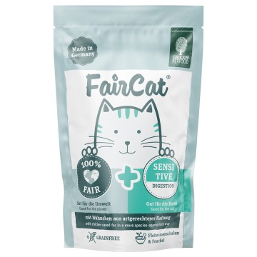 FairCat, mokra karma dla kota - Sensitive (8 x 85 g)