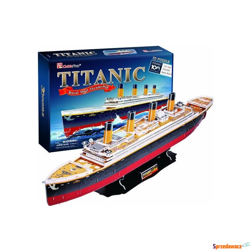 Puzzle Cubic Fun 3D Titanic 113 el. - Puzzle - Grudziądz