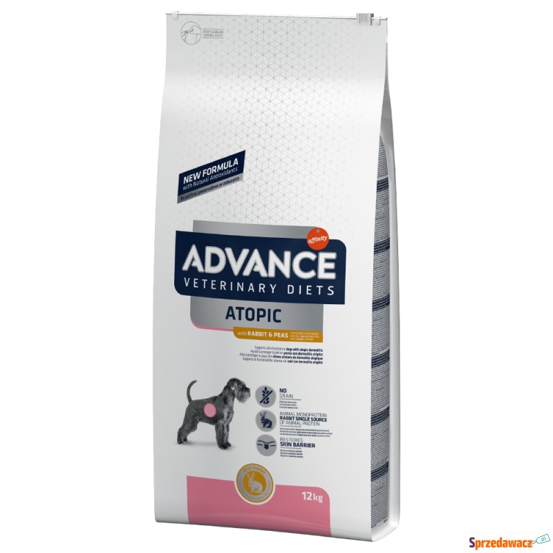 Dwupak Advance Veterinary Diets - Atopic, królik... - Karmy dla psów - Przemyśl