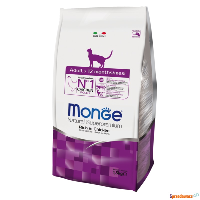 Monge Super Premium Adult Cat - 1,5 kg - Karmy dla kotów - Dąbrowa Górnicza