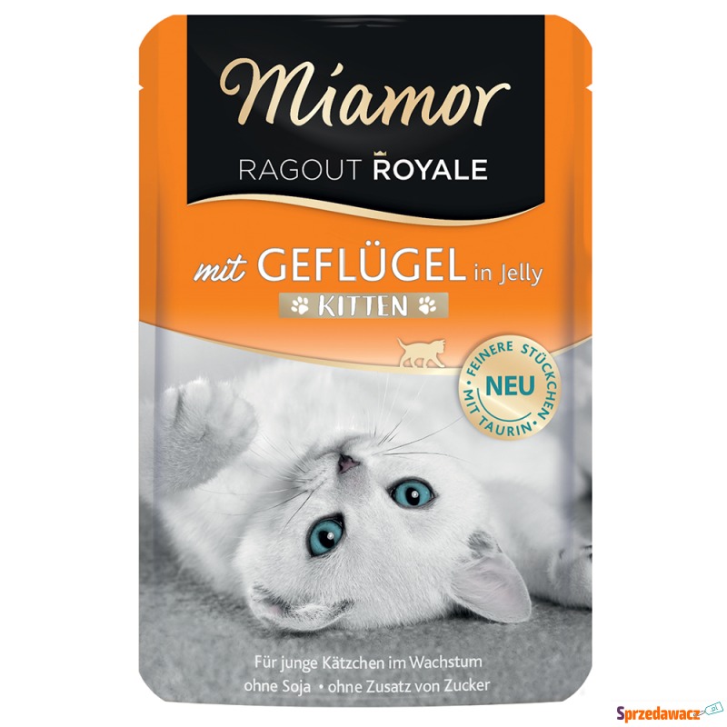 Miamor Ragout Royale Kitten, 22 x 100 g - Drób - Karmy dla kotów - Szczecinek