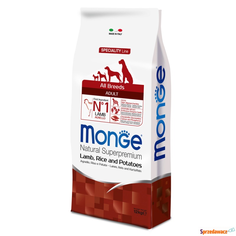 Monge Superpremium All Breeds Adult Krokiety dla... - Karmy dla psów - Dąbrowa Górnicza