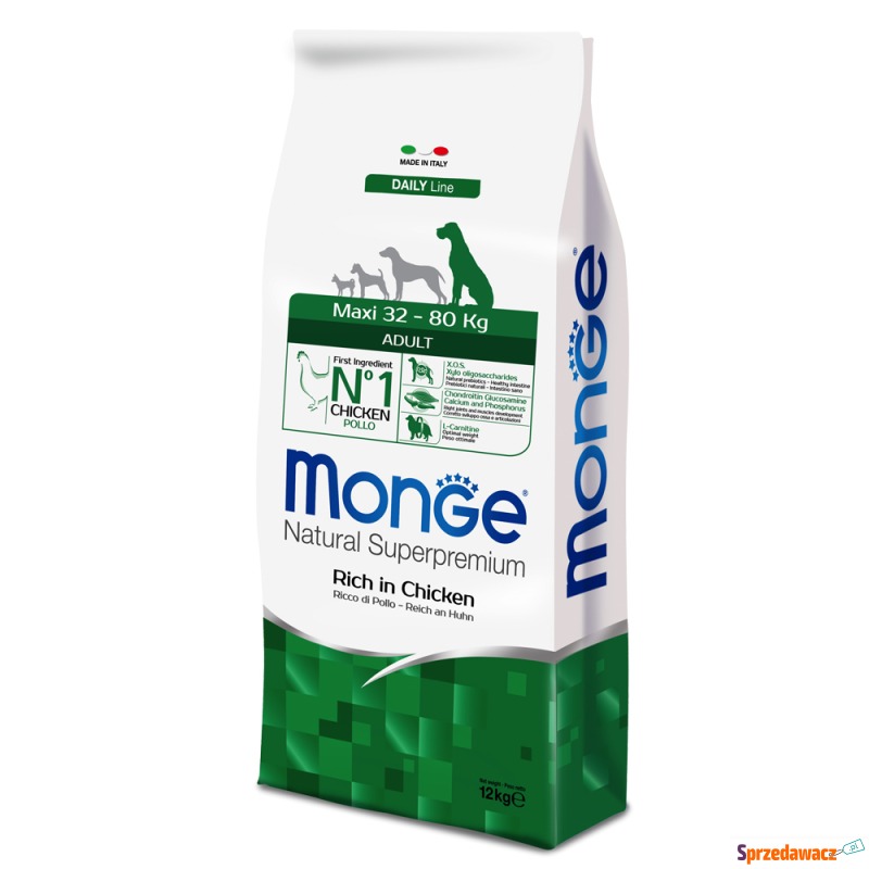 Monge Superpremium Adult Maxi - 2 x 12 kg - Karmy dla psów - Opole