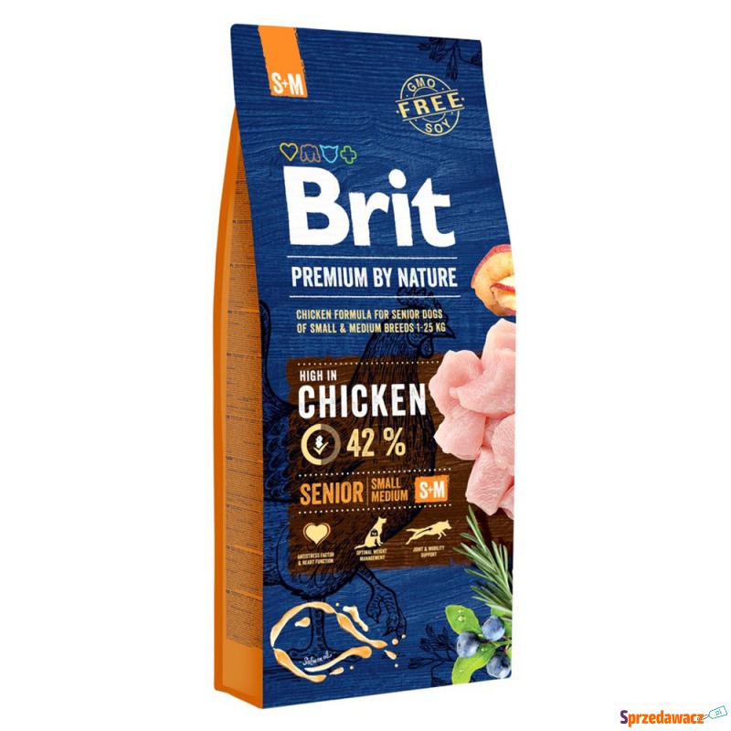 Brit Premium by Nature Senior S/M - 15 kg - Karmy dla psów - Bytom