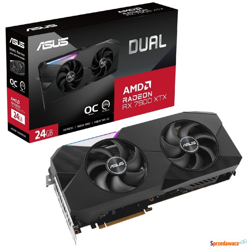 ASUS Radeon RX 7900 XTX DUAL 24GB OC - Karty graficzne - Ostrów Mazowiecka