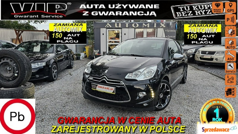 Citroen DS3 - FULL OPCJA ! 1,6 benz , Przebieg... - Samochody osobowe - Świdnica