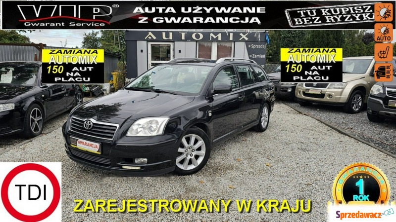 Toyota Avensis 2004,  2.0 diesel - Na sprzedaż za 12 900 zł - Świdnica