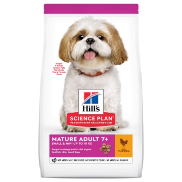 Hill's Science Plan Mature Adult 7+ Small & Mini,  kurczak - 3 kg