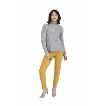 Sweter damski MKM Estelle SWE 121 Szary