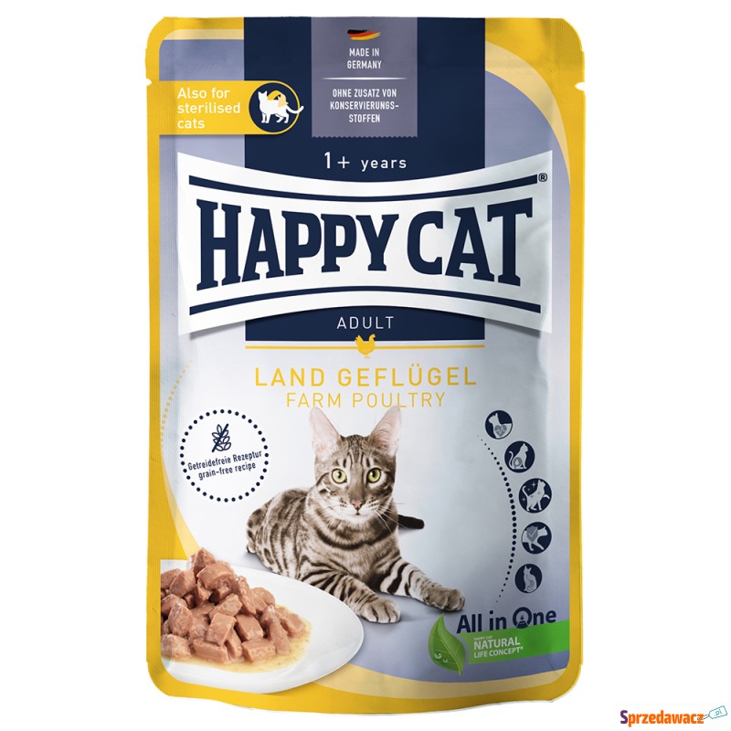 Korzystny pakiet Happy Cat Pouch Meat w sosie,... - Karmy dla kotów - Kraków