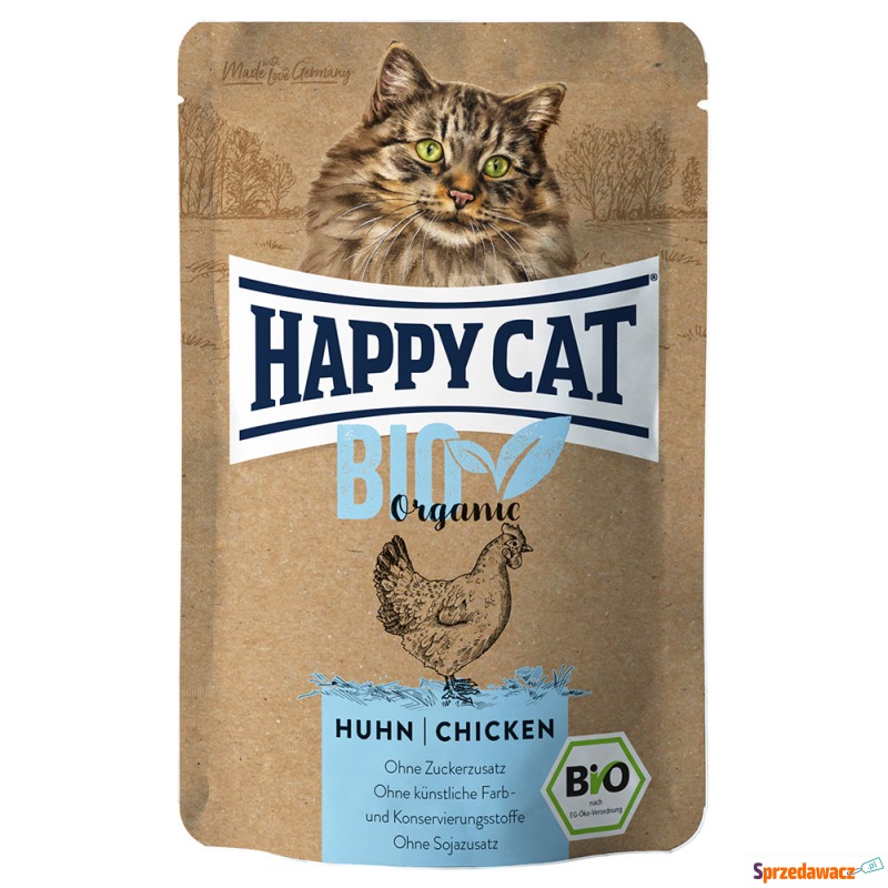 Happy Cat Bio w saszetkach, 6 x 85 g - Biokurczak... - Karmy dla kotów - Leszno