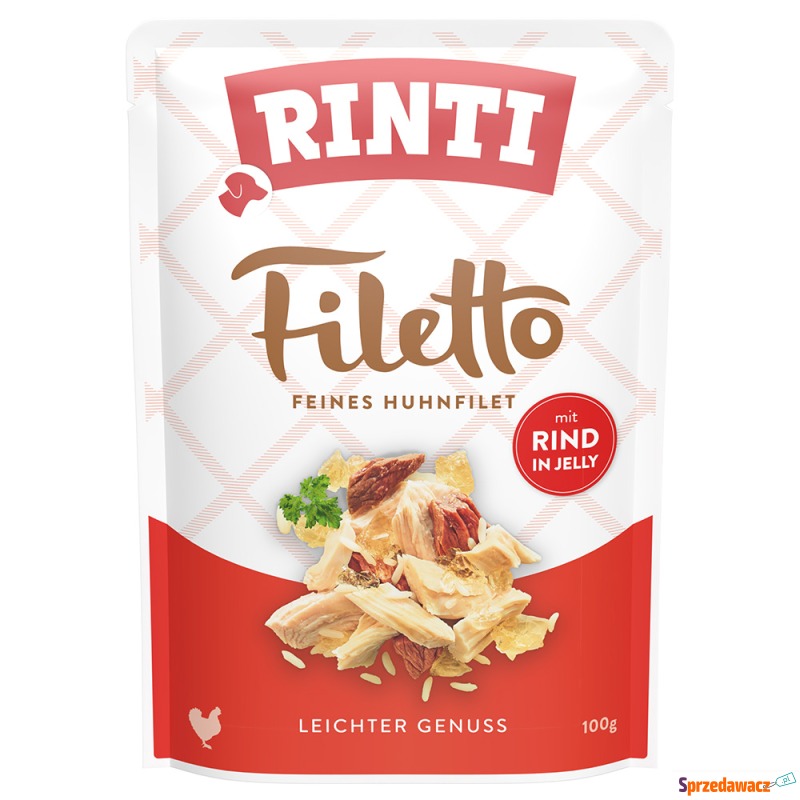 Megapakiet RINTI Filetto w galarecie, saszetki,... - Karmy dla psów - Sieradz