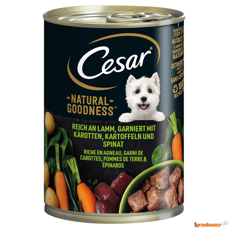 Cesar Natural Goodness - Jagnięcina, 6 x 400 g - Karmy dla psów - Mysłowice