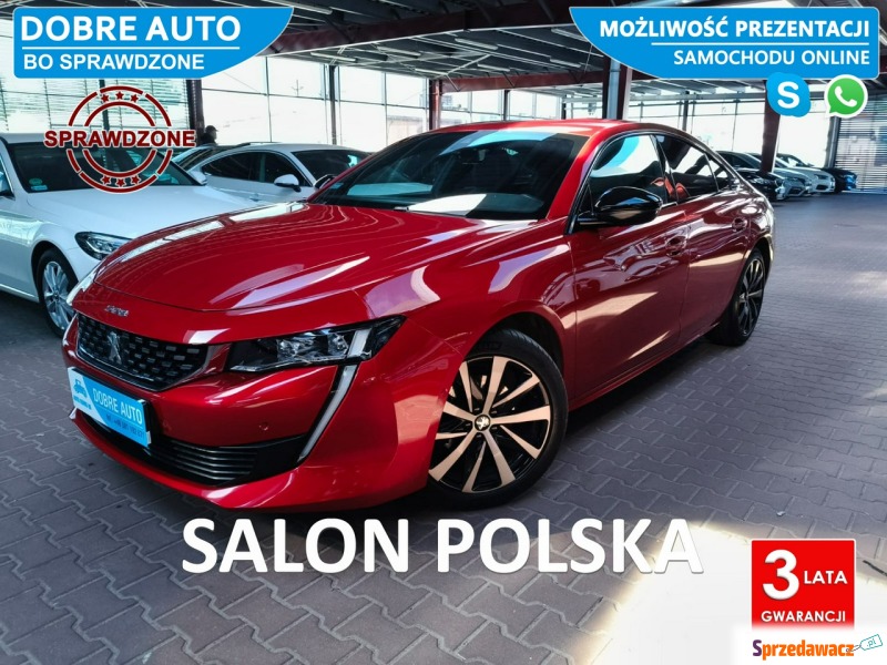 Peugeot 508  Liftback 2019,  1.6 benzyna - Na sprzedaż za 104 800 zł - Mysłowice