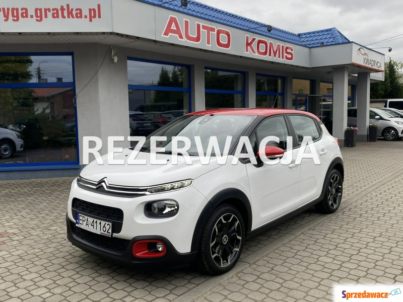 Citroen C3  Hatchback 2018,  1.2 benzyna - Na sprzedaż za 43 800 zł - Tarnowskie Góry