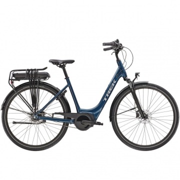 Trek District+ 1 o niskim przekroku 2022 300Wh Dark Aquatic S