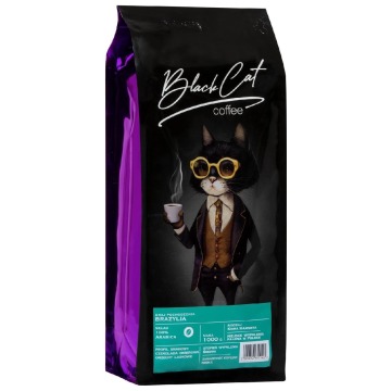 Kawa ziarnista Black Cat Brazylia 1 kg