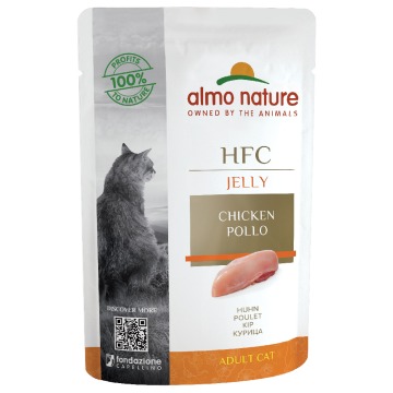 Megapakiet Almo Nature HFC Jelly, 24 x 55 g - Kurczak