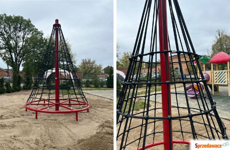 Zestaw sprawnościowy stożek,climbing. - Zabawki ogrodowe i plażowe - Świdnica