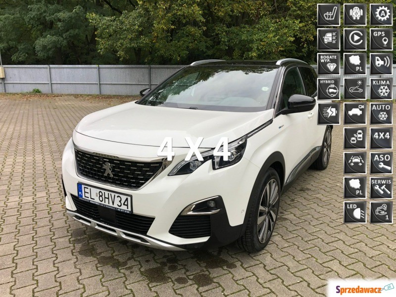 Peugeot 3008' GT+ HYbrid4 300 KM PHEV Salon Polska - Samochody osobowe - Łódź