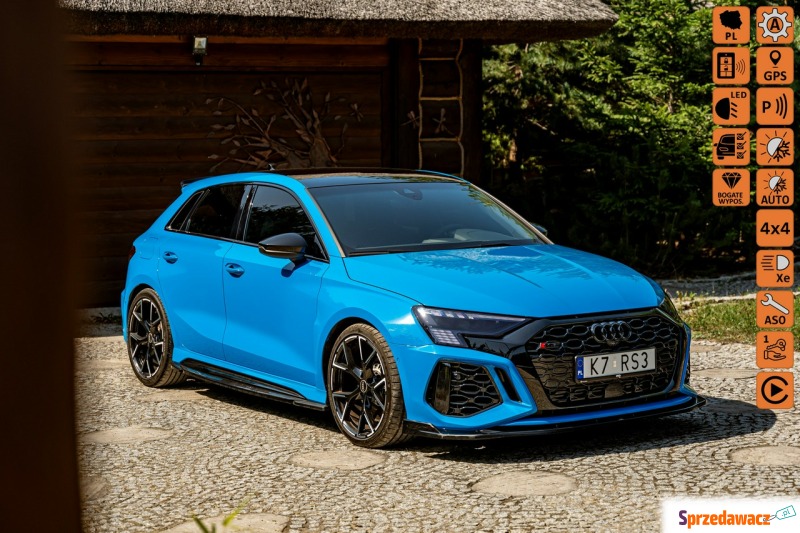 Audi RS3  Coupe/Sportowy 2022,  2.5 benzyna - Na sprzedaż za 269 999 zł - Ropczyce