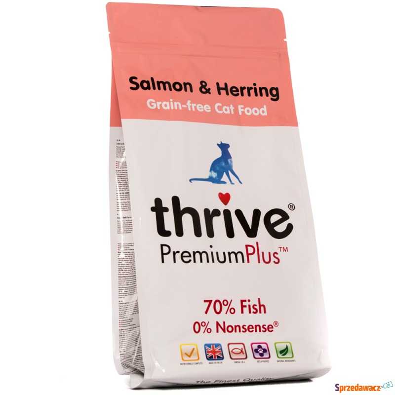 Thrive PremiumPlus, łosoś i śledź - 2 x 1,5 kg - Karmy dla kotów - Gdynia