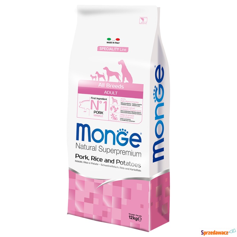 Monge Superpremium All Breeds Adult Wieprzowina,... - Karmy dla psów - Lublin