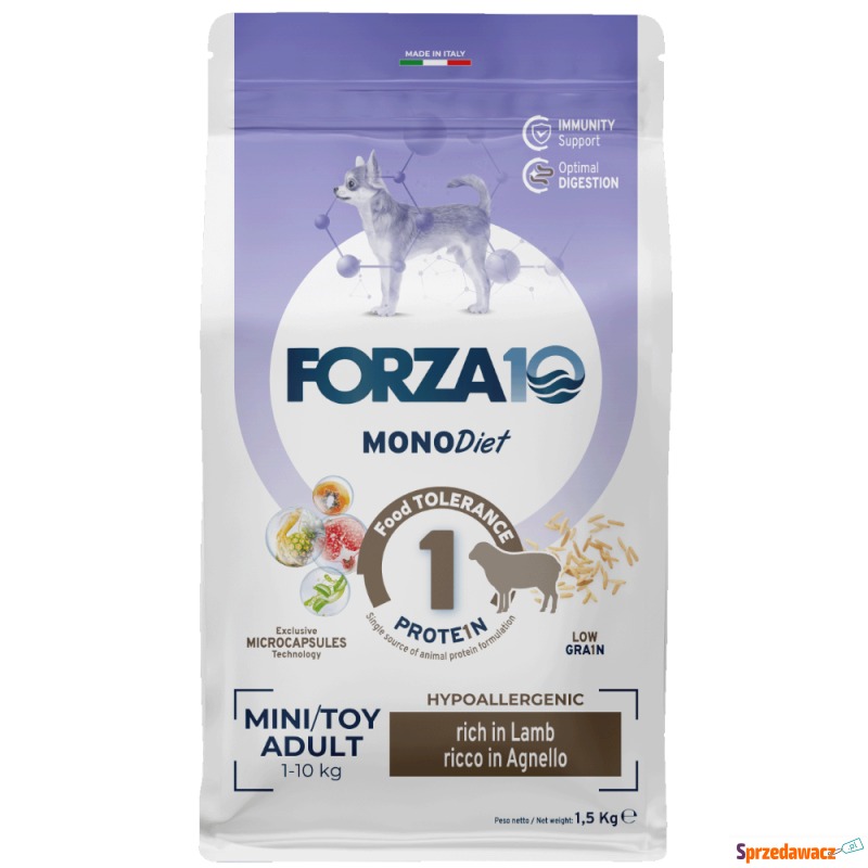 Forza10 Mini & Toy Diet, jagnięcina z ryżem -... - Karmy dla psów - Kutno