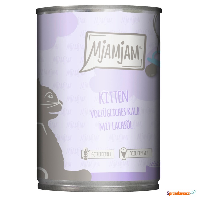 MjAMjAM Kitten, 6 x 400 g  - Wykwintna cielęcina... - Karmy dla kotów - Gliwice