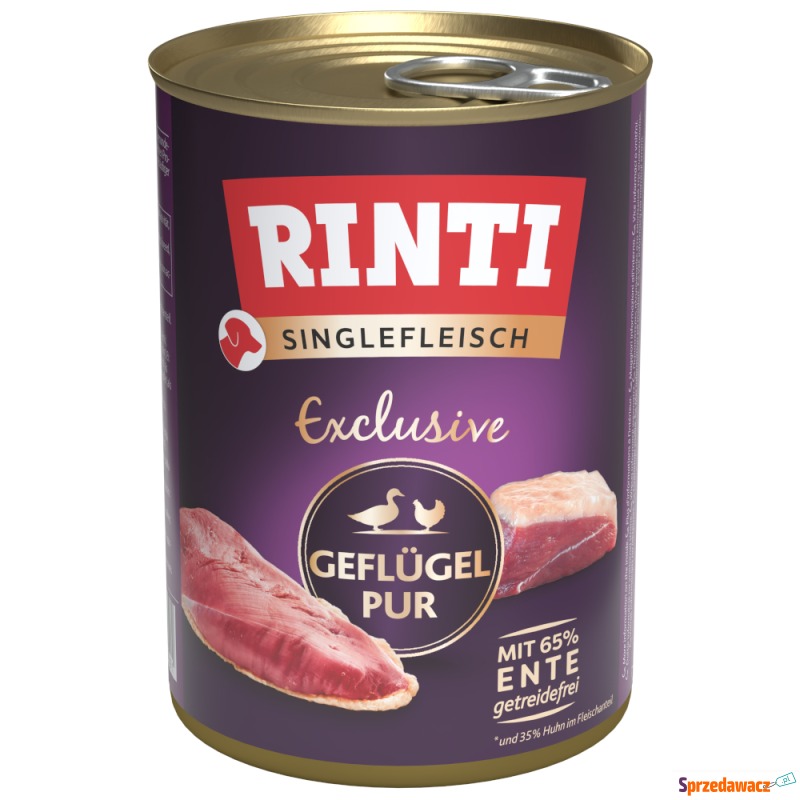 Megapakiet RINTI Sensible, 24 x 400 g - Drób - Karmy dla psów - Częstochowa