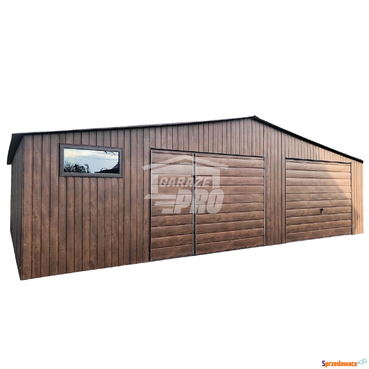 Garaż blaszany 9x6 2x Brama +...