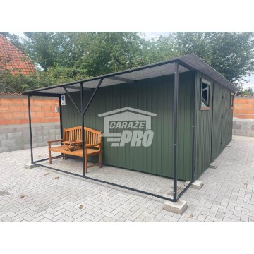 Domek ogrodowy - schowek 5,5x4  + wiata Brama... - Altany, domki, namioty - Oświęcim - zdjęcie 6