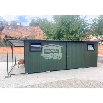 Domek ogrodowy - schowek 5,5x4  + wiata Brama... - Altany, domki, namioty - Oświęcim - zdjęcie 3