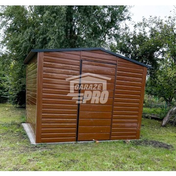 Domek Ogrodowy 3x3 Drzwi Dach dwuspadowy Drew... - Altany, domki, namioty - Łódź - zdjęcie 3