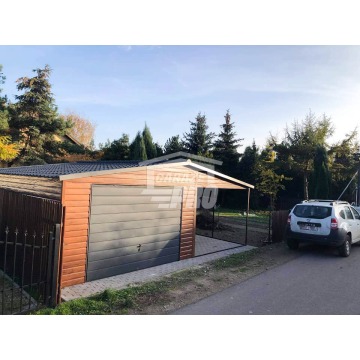Garaż blaszany 4x6 + wiata 3m. Brama uchylna... - Garaże i wiaty - Częstochowa - zdjęcie 3