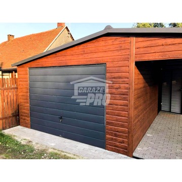 Garaż blaszany 4x6 + wiata 3m. Brama uchylna... - Garaże i wiaty - Częstochowa - zdjęcie 4