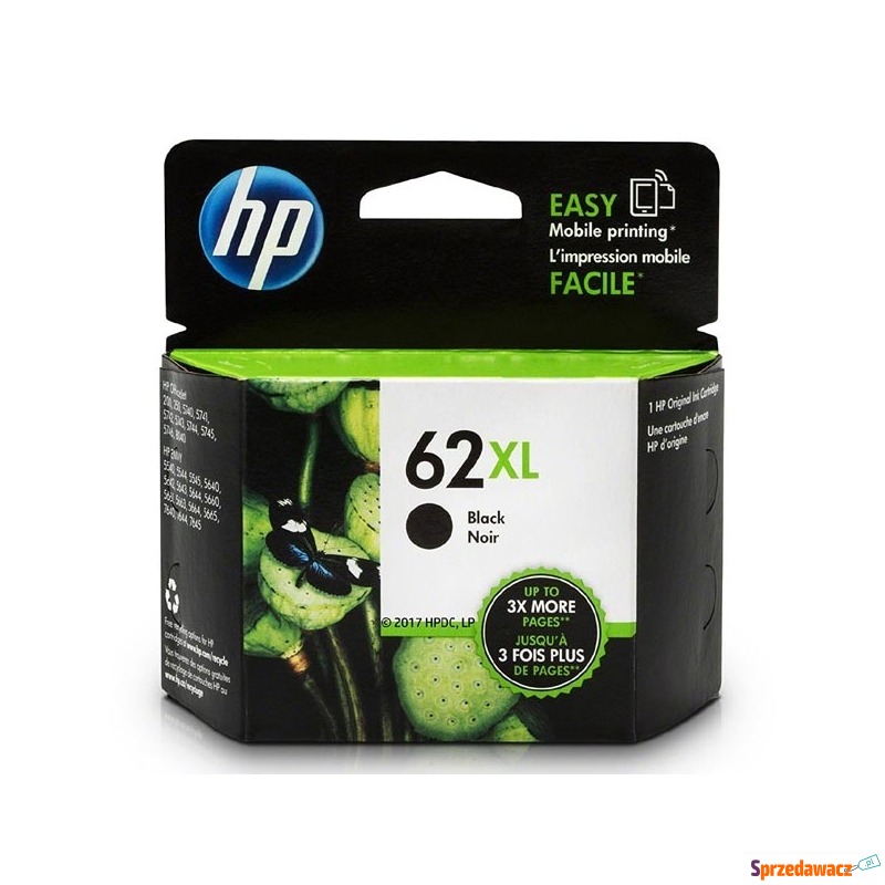 HP Oryginalny tusz C2P05AE, HP 62 XL, 600s, HP... - Tusze, tonery - Nowy Sącz