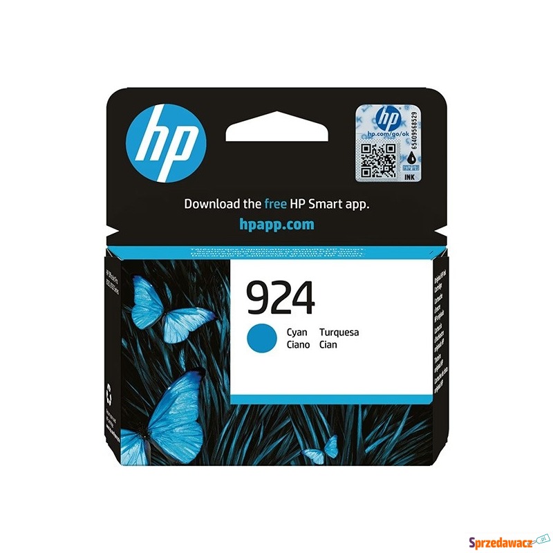 HP oryginalny ink / tusz 4K0U3NE301, HP 924, cyan,... - Tusze, tonery - Opole