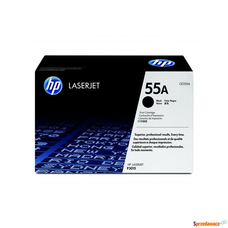 HP oryginalny toner CE255A, black, 6000s, 55A,... - Tusze, tonery - Łódź