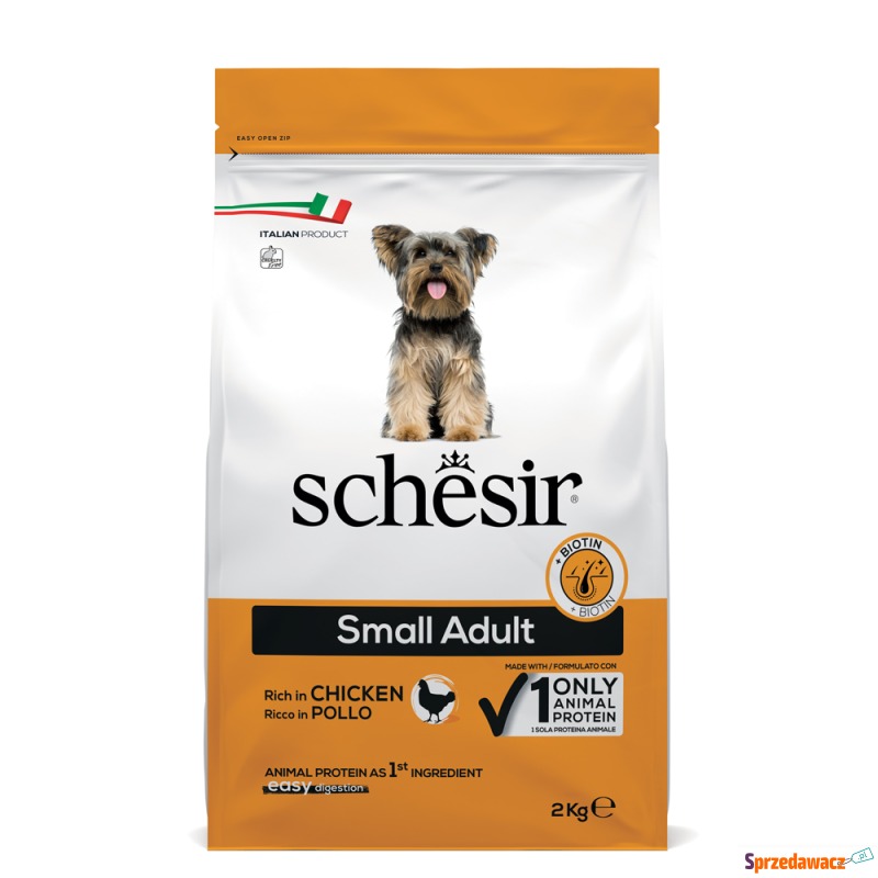 Schesir Dog Small Adult z kurczakiem - 2 x 2 kg - Karmy dla psów - Lublin