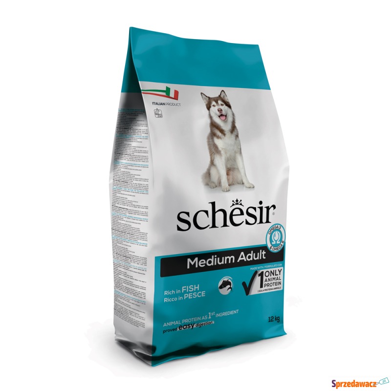 Schesir Dog Dry Medium/Large Maintenance Ryby... - Karmy dla psów - Leszno