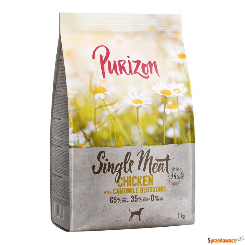 Purizon Single Meat Adult, kurczak z kwiatami... - Karmy dla psów - Rybnik