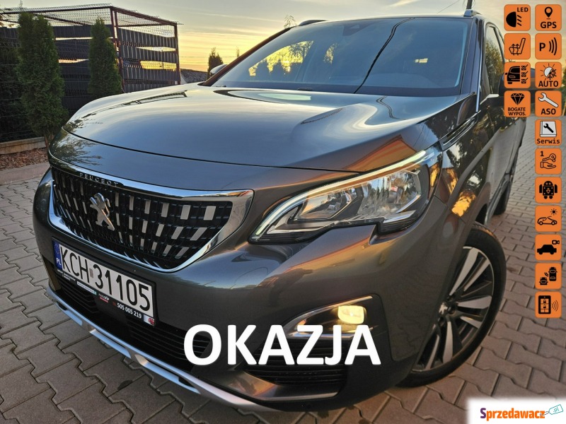 Peugeot 3008 - Wirtual ,Kamera,Leed,El.Klapa,Navi,... - Samochody osobowe - Zagórze