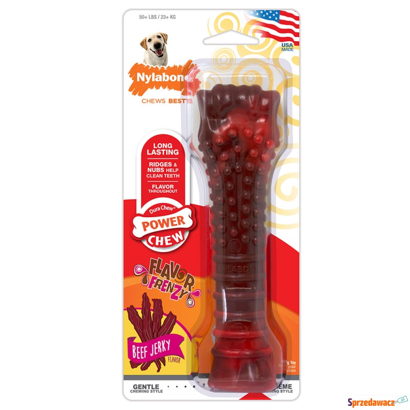 Nylabone Dura Chew Beef Jerky zabawka do żucia... - Zabawki dla psów - Opole